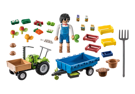 HARVESTER TRACTOR WITH TRAILER "COUNTRY"