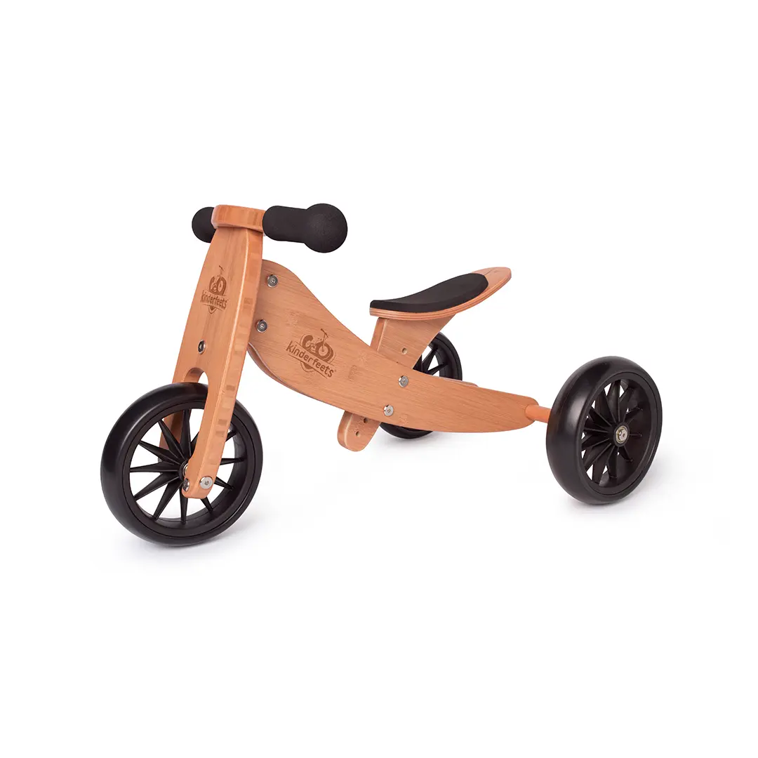 WOODEN TRICYCLE AND EVOLVING BALANCE BIKE
