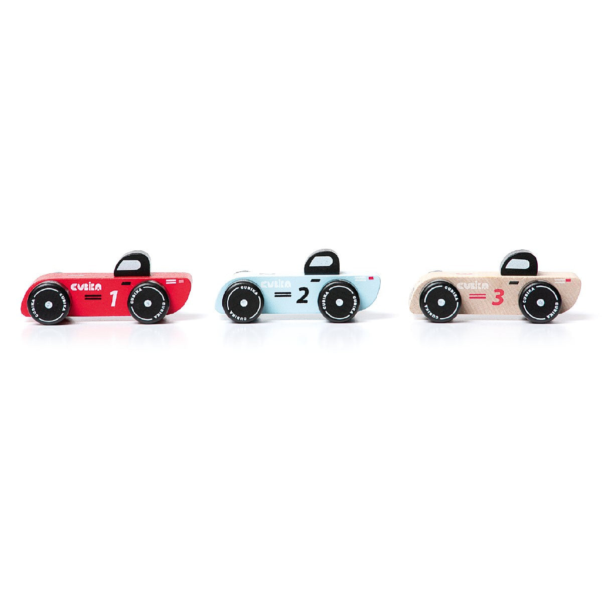 WOODEN RACING CARS