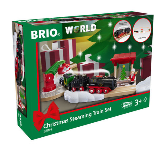 CHRISTMAS STEAM TRAIN SET