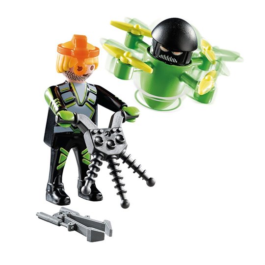 AGENT WITH DRONE FIGURE