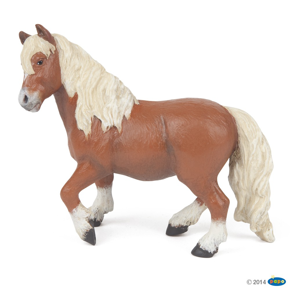 SHETLAND PONY FIGURINE