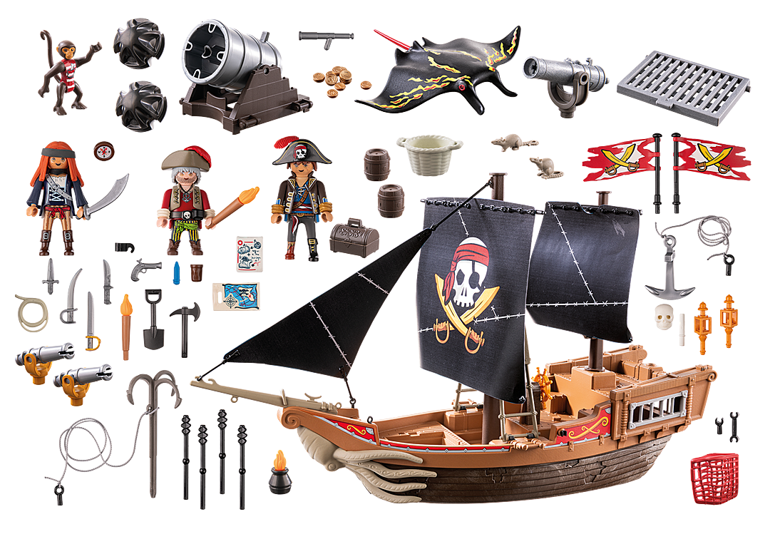 BATEAU DE PIRATES "PIRATES"