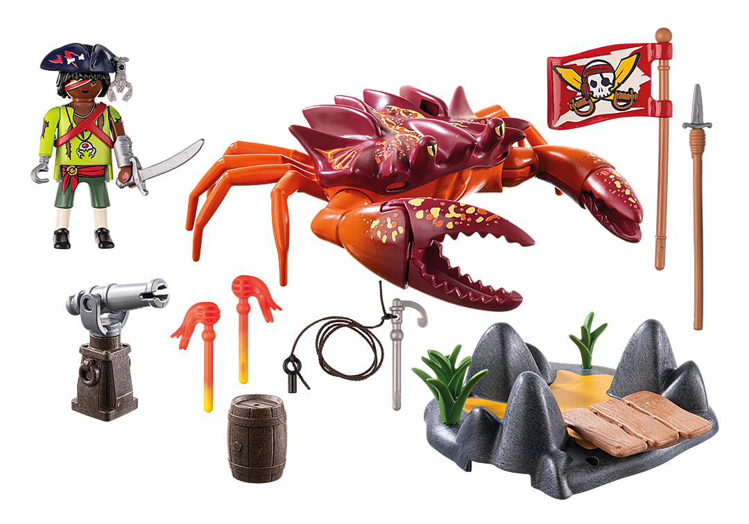 BATTLE AGAINST THE GIANT CRAB "PIRATES" 