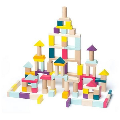 WOODEN BUILDING BLOCKS 