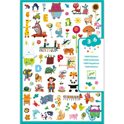1000 STICKERS FOR LITTLE ONES