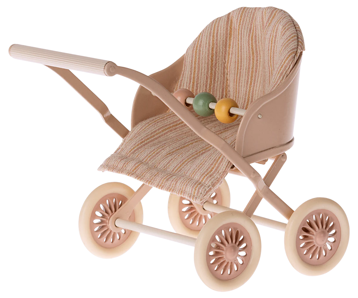 PINK BABY MOUSE STROLLER 