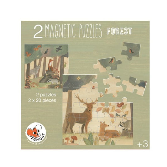 2 MAGNETIC "FOREST" PUZZLES