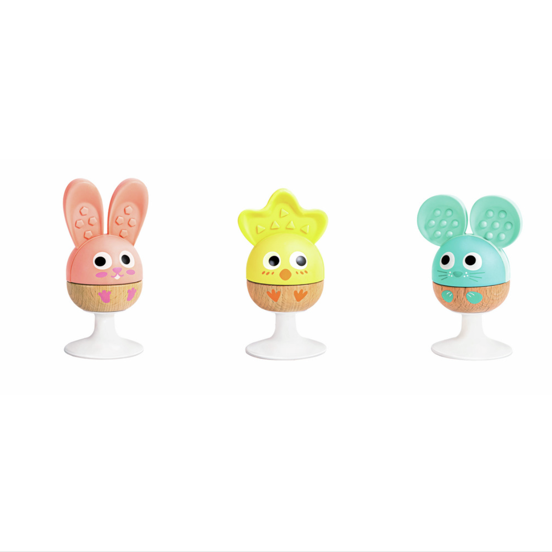 CHEERY CRITTER RATTLE TRIO