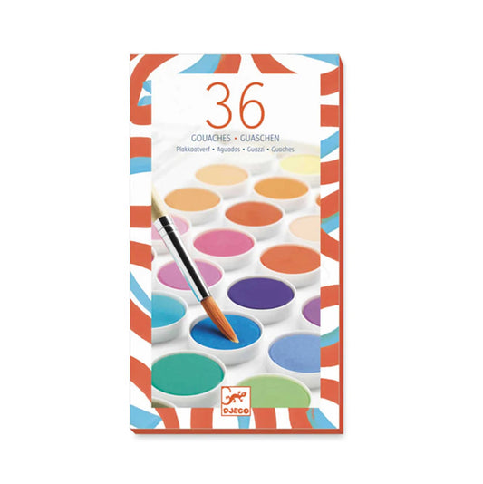 36 PASTILLES DE GOUACHES