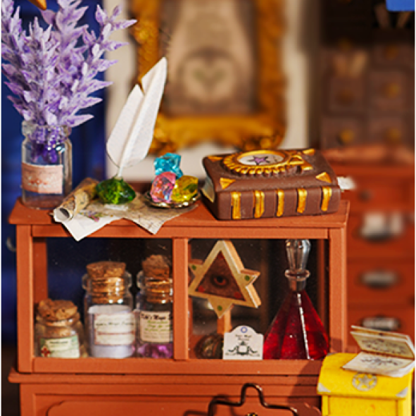 DIY MINIATURE CONSTRUCTION "KIKI'S MAGIC STORE"