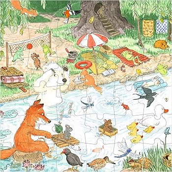 4 CASSE-TÊTES ÉVOLUTIFS "CALINOURS FÊTE LES SAISONS"