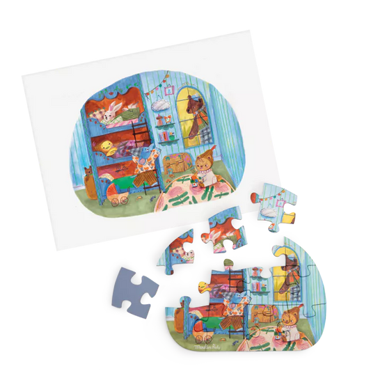 4 CASSE-TÊTES UNE BELLE JOURNÉE "LES MINOUCHKAS" 4 x 12 MCX