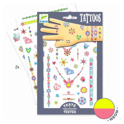 50 TEMPORARY TATTOOS "JENNI'S JEWELRY"