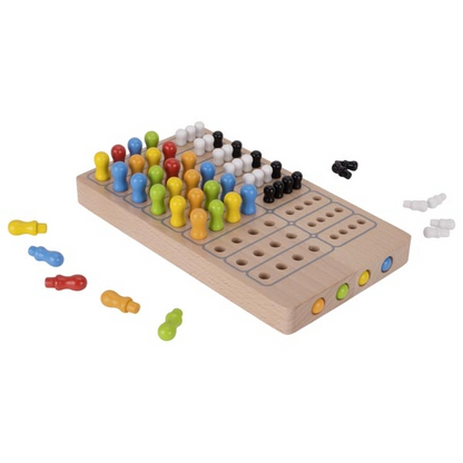 WOODEN MASTER LOGIC GAME 