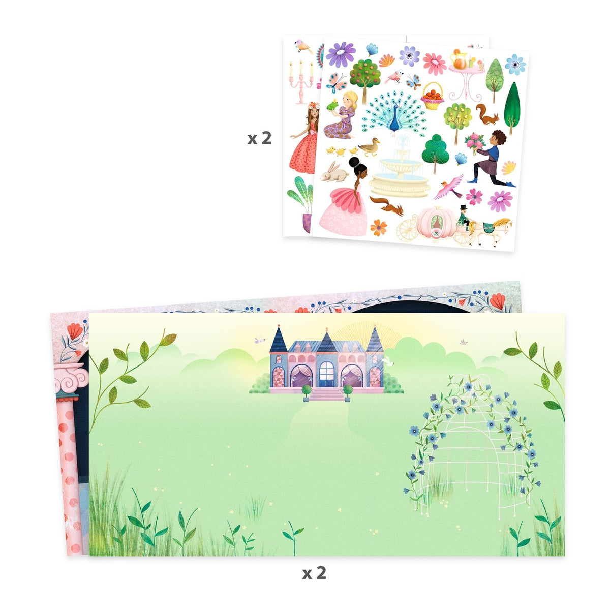 HISTOIRES DE STICKERS "LA VIE AU CHÂTEAU"