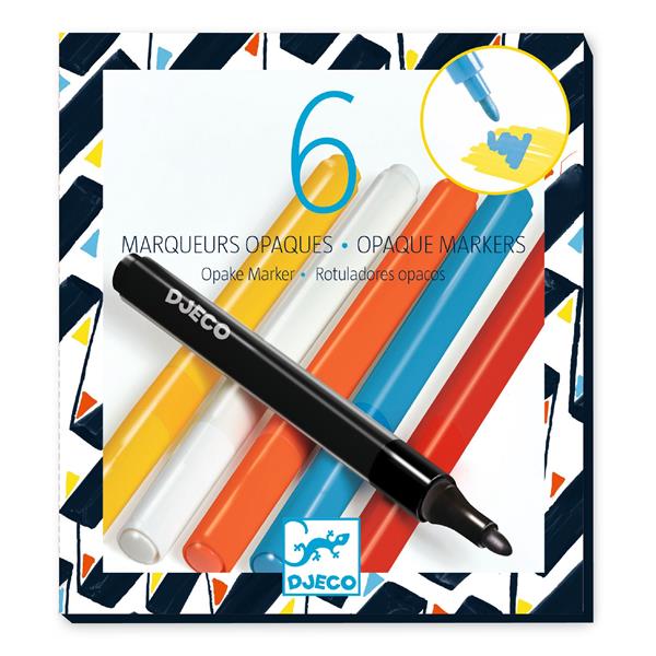 6 OPAQUE MARKERS "STREET ART"