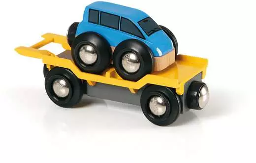 CAR TRANSPORTER WAGON FOR TRAIN SET