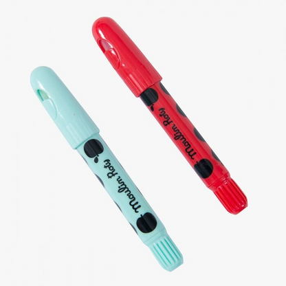 BOX OF 24 "LES POPIPOP" WAX CRAYONS