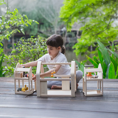 "SLIDE N GO" HOUSE FURNISHED IN WOOD