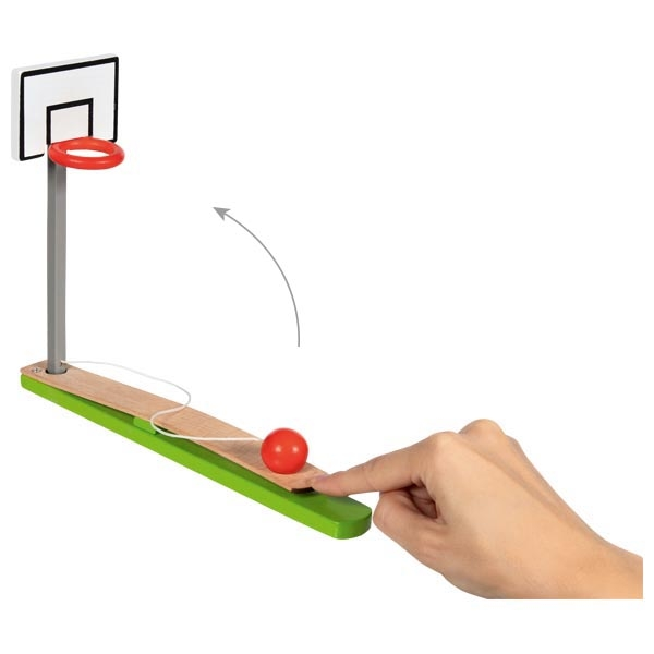 WOODEN TABLE BASKETBALL GAME 