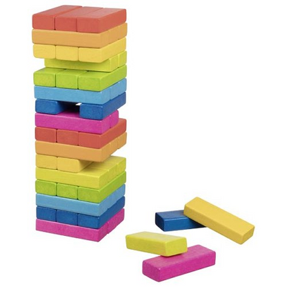 WOODEN TUMBLING TOWER
