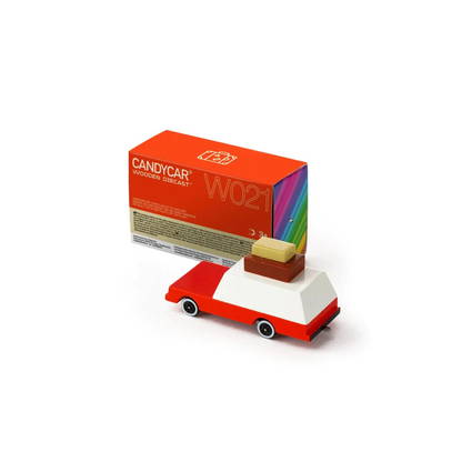 CANDYCAR WOODEN LUGGAGE CAR