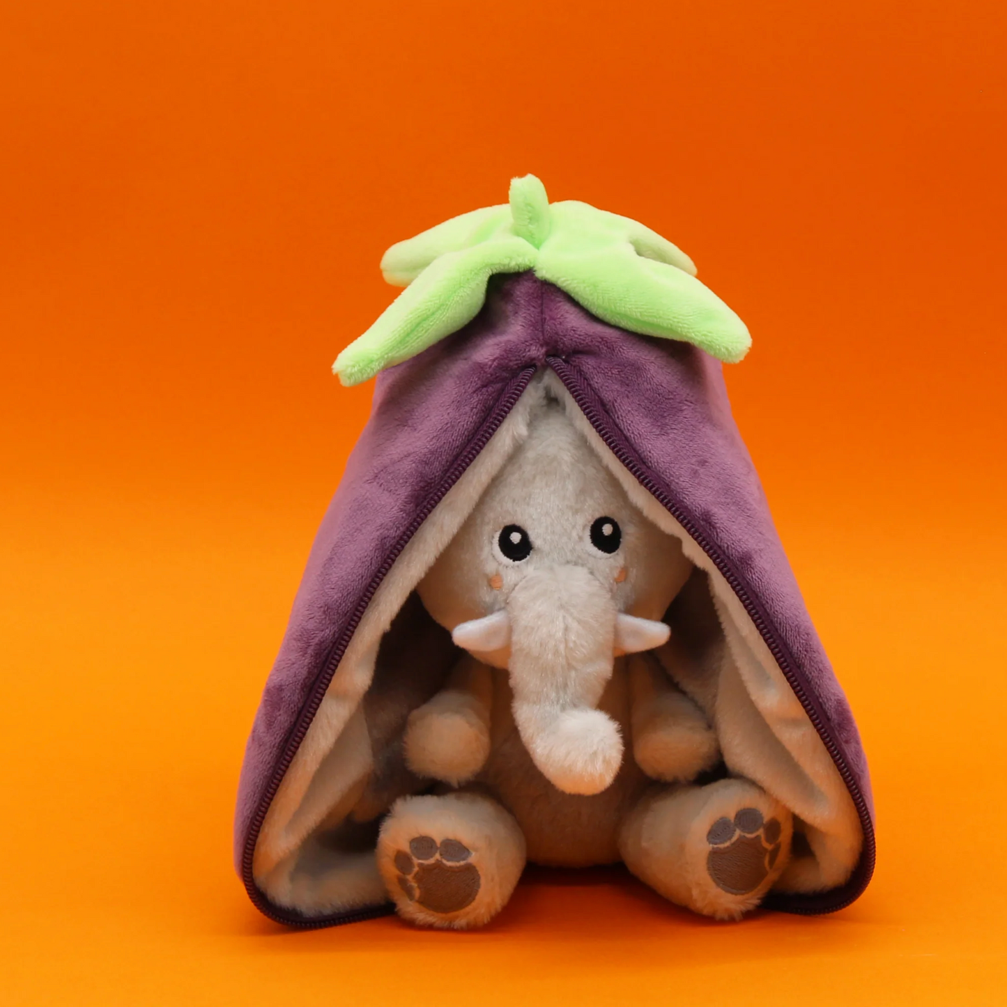 VELVET THE ELEPHANT/EGGPLANT "FLIPETZ"