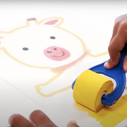 SPONGE PAINTING "CUDDLY TOY ADVENTURE"