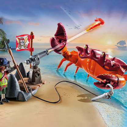 BATTLE AGAINST THE GIANT CRAB "PIRATES" 