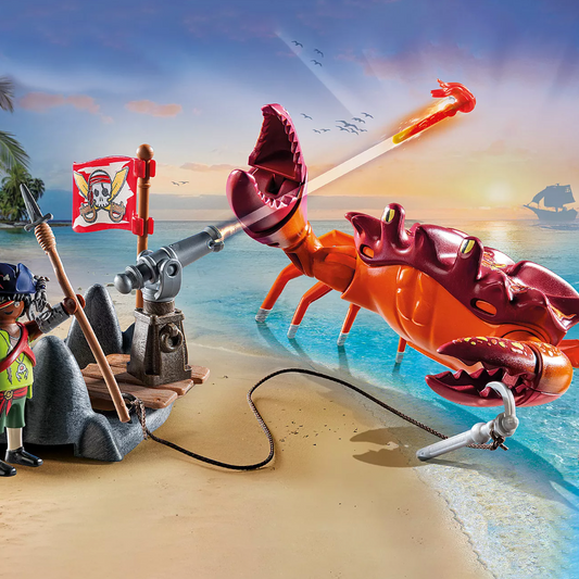 BATTLE AGAINST THE GIANT CRAB "PIRATES" 