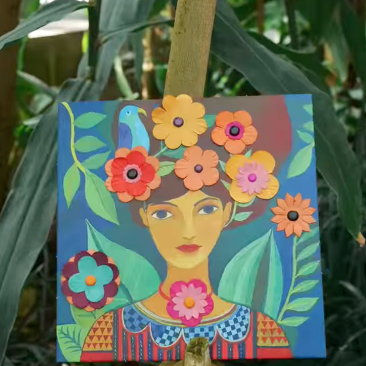 COLLAGES FLEURS COYOACÀN "INSPIRÉS PAR FRIDA KHALO"