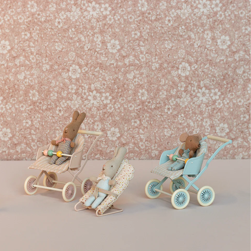PINK BABY MOUSE STROLLER 