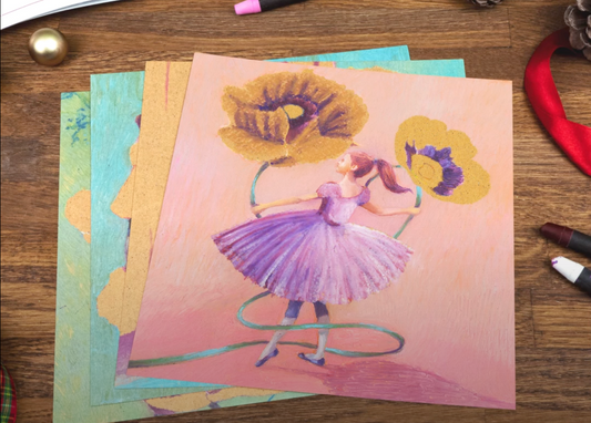 INTRODUCTION TO BALLERINA PASTELS “INSPIRED BY EDGAR DEGAS”