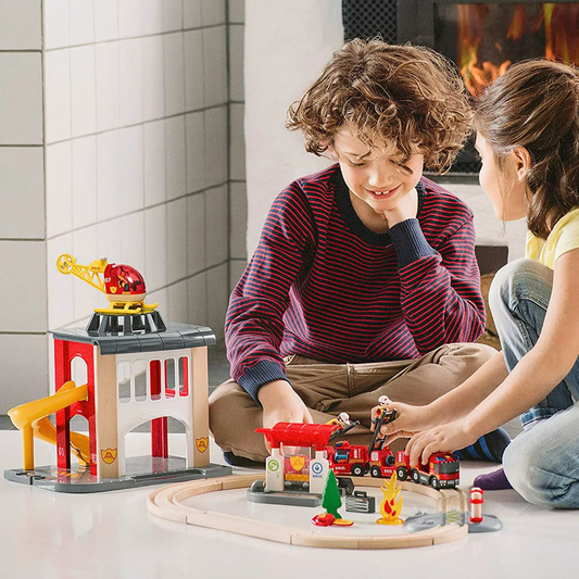 CIRCUIT DE TRAIN ACTION POMPIER