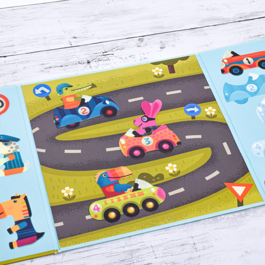 REPOSITIONABLE STICKERS FOR LITTLE “CARS”