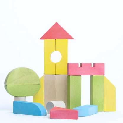 WOODEN BUILDING BLOCKS 