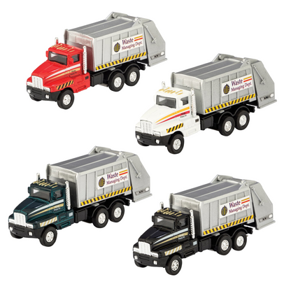DIE CAST GARBAGE TRUCK 