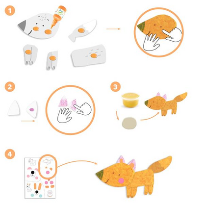 Finger Paint for Toddlers "La Patouille"