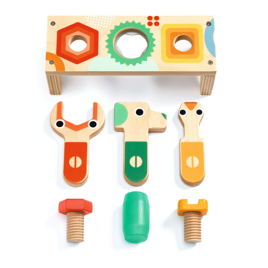 MINI ÉTABLI EN BOIS "BRICOLOU"