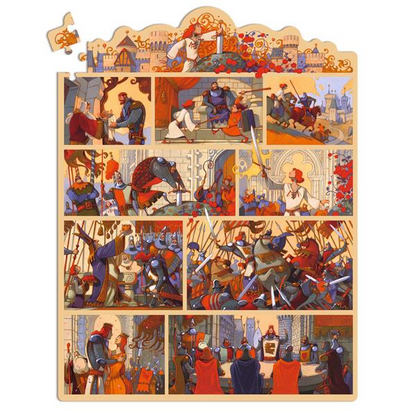 KING ARTHUR STORY PUZZLE 100 PCS