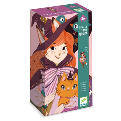 GIANT MAXI PUZZLE "LILY THE WITCH" 36 PCS