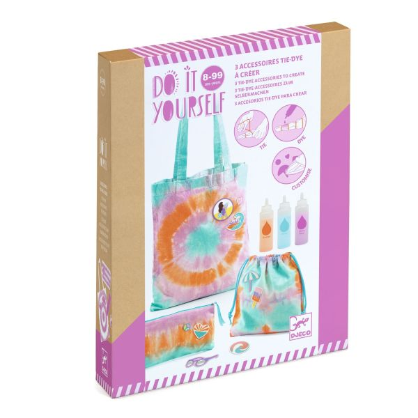 ACCESSOIRES TIE-DYE À CRÉER DIY "SUNSHINE CAMP"