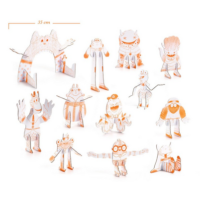 COLOR ASSEMBLE PLAY “TEAM MONSTERS” 