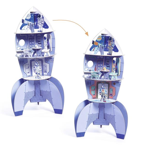 COLOR ASSEMBLE PLAY "SPACE ROCKET" 