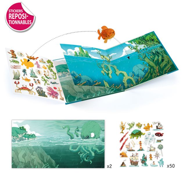 STICKER STORIES "ADVENTURES AT SEA" 