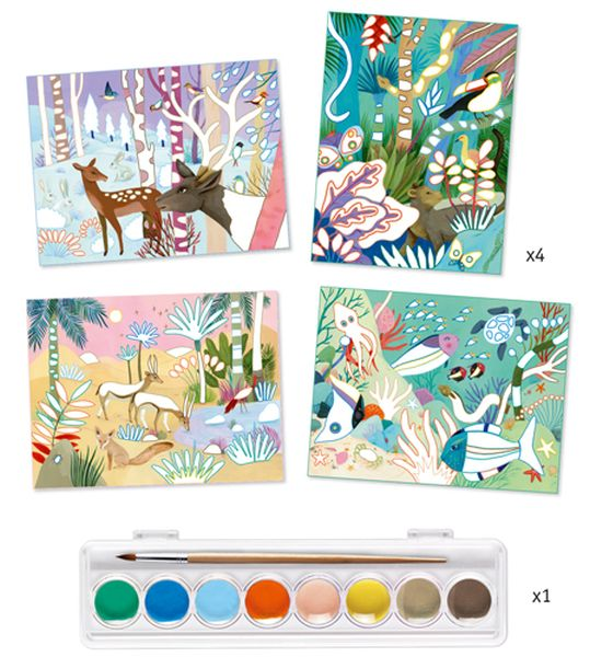 "NATURAL WORLD" GOUACHES