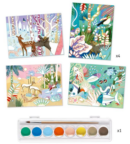 "NATURAL WORLD" GOUACHES