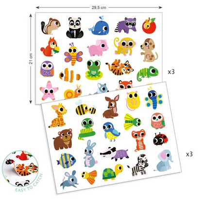 "BABY ANIMALS" STICKERS