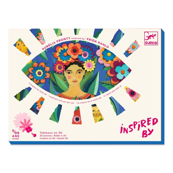 COLLAGES FLEURS COYOACÀN "INSPIRÉS PAR FRIDA KHALO"